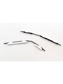 Botones blancos para Samsung Galaxy A21S SM-A217F SM-A21 calidad premium