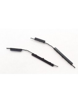 Botones negros para Samsung Galaxy A21S SM-A217F SM-A21 Calidad Premium