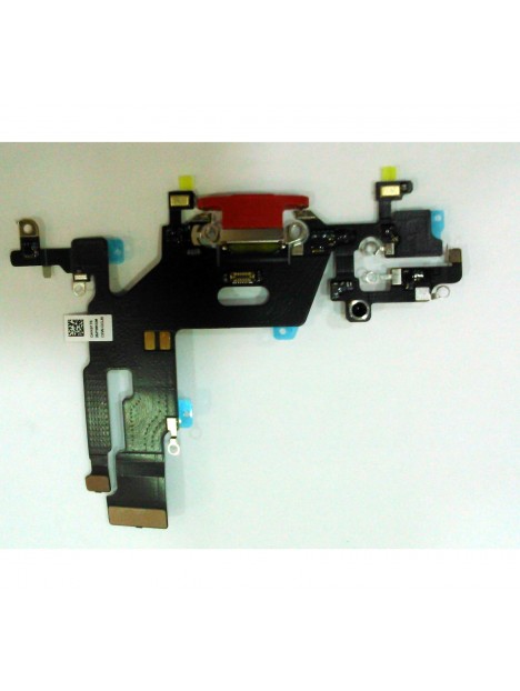 Flex puerto carga rojo para IPhone 11