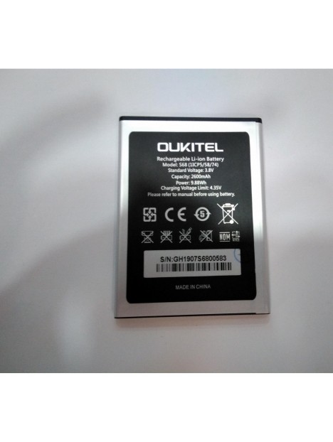Bateria 2600 mAh para Oukitel C16 Pro