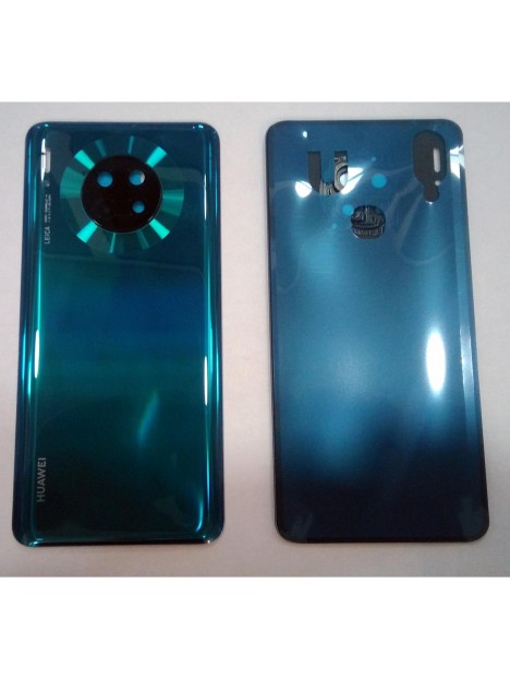 Tapa trasera o tapa bateria verde para Huawei Mate 30 mas lente camara