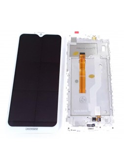 Pantalla lcd para Doogee X90 mas tactil blanco mas marco blanco calidad premium