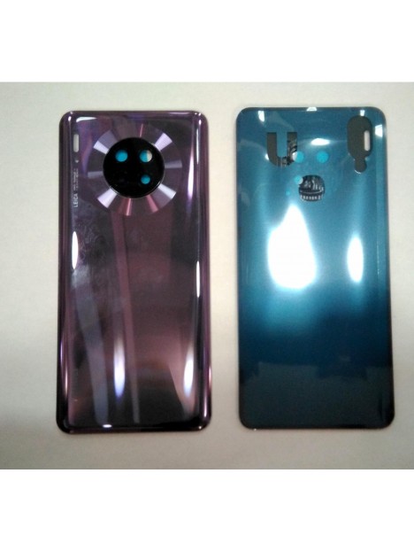 Tapa trasera o tapa bateria lila para Huawei Mate 30 mas lente camara