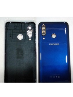Tapa trasera o tapa bateria azul para Doogee N20