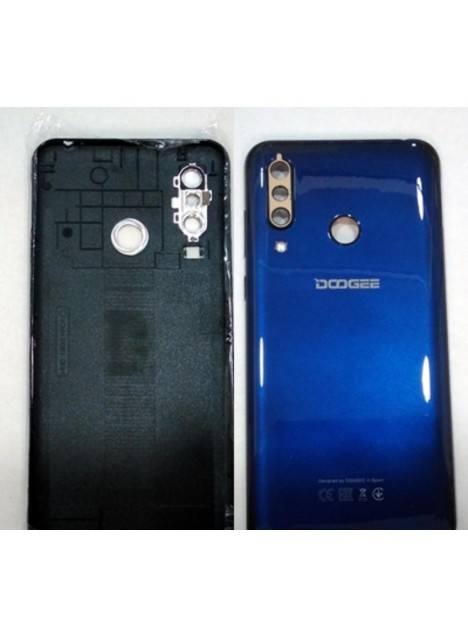 Tapa trasera o tapa bateria azul para Doogee N20