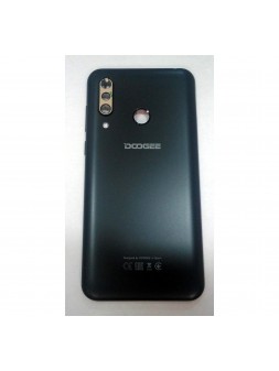 Tapa trasera o tapa bateria negra para Doogee N20