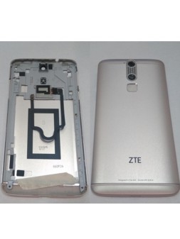 Tapa trasera o tapa bateria dorada para ZTE Axon Mini B2016 mas boton home mas lente camara