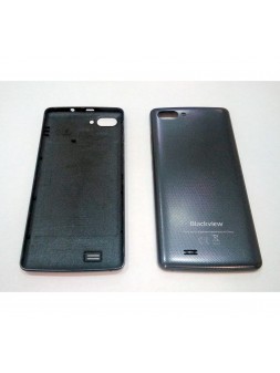 Tapa trasera o tapa bateria negra para Blackview A20 Pro