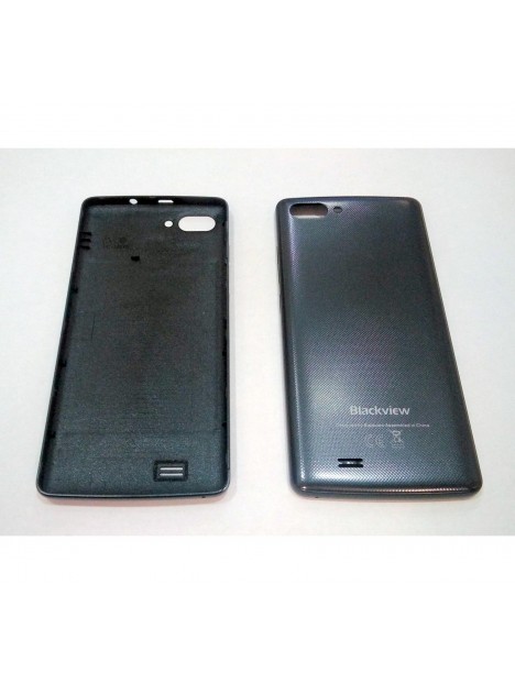 Tapa trasera o tapa bateria negra para Blackview A20 Pro