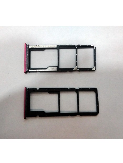 Soporte SIM rojo para Xiaomi Redmi 8A MZB8298IN