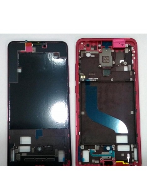 Carcasa central roja para Xiaomi Redmi K20 Mi 9T