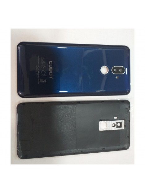Tapa trasera o tapa bateria azul para Cubot X18 Plus