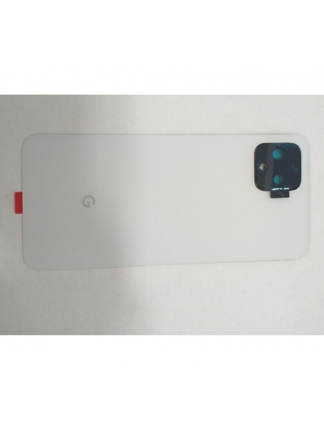 Tapa trasera o tapa bateria blanca para Google Pixel 4 G020I