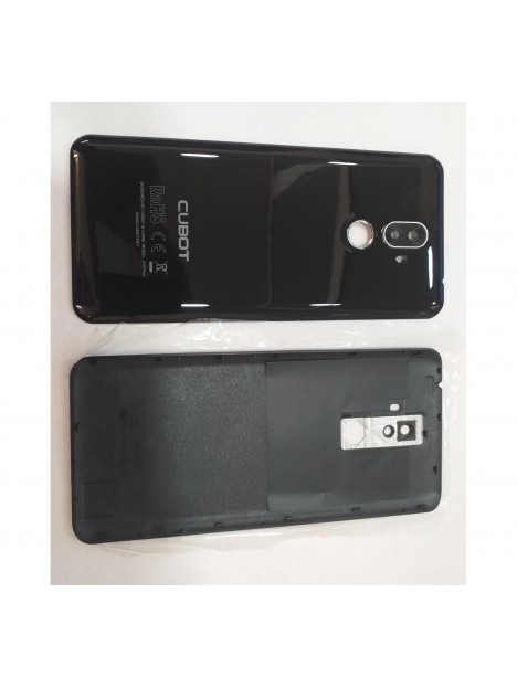 Tapa trasera o tapa bateria negra para Cubot X18 Plus