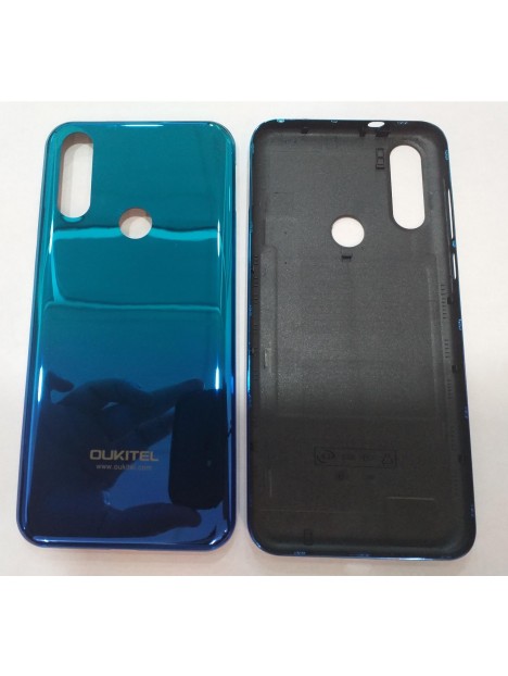 Tapa trasera o tapa bateria azul para Oukitel C17 Pro
