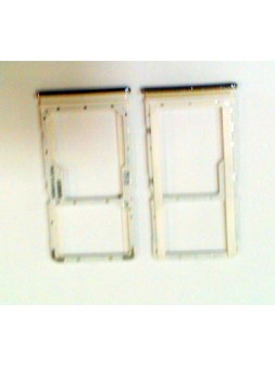 Soporte o bandeja SIM plateado para Xiaomi Redmi Note 8 Pro M1906G7G