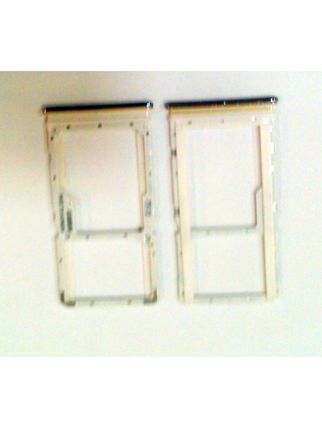 Soporte o bandeja SIM plateado para Xiaomi Redmi Note 8 Pro M1906G7G