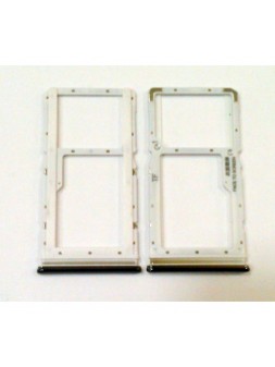 Soporte o bandeja sim gris para Xiaomi Redmi note 8 Pro M1906G7G