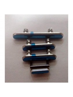 Set 4 botones blanco para IPhone 11 Pro Max A2161