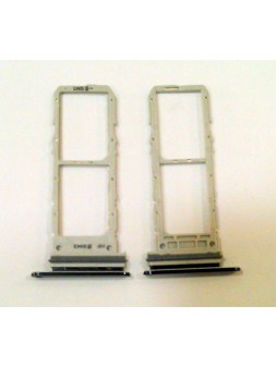 Soporte o bandeja dual sim negra para Samsung Galaxy Note 10 SM-N970F SM-N970 N970F N970