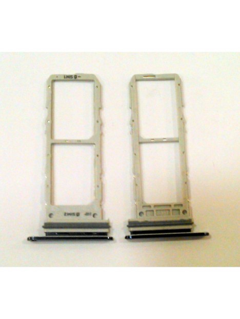 Soporte o bandeja dual sim negra para Samsung Galaxy Note 10 SM-N970F SM-N970 N970F N970