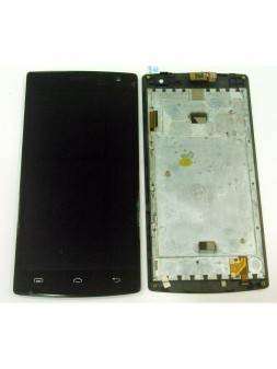 Pantalla lcd para Doogee Kissme DG580 mas tactil negro mas marco negro