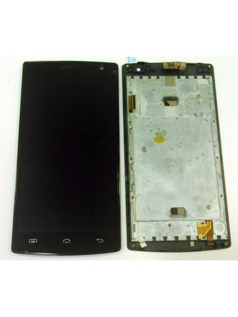 Pantalla lcd para Doogee Kissme DG580 mas tactil negro mas marco negro