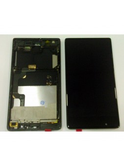Pantalla lcd para Umidigi Crystal mas tactil negro mas marco negro