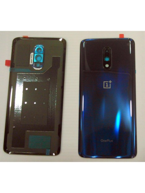 Tapa trasera o tapa bateria azul para OnePlus 7