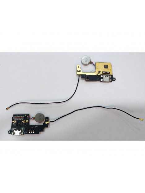 Flex puerto carga para Alcatel Vodafone Smart E8 VFD510 mas vibrador mas antena coaxial