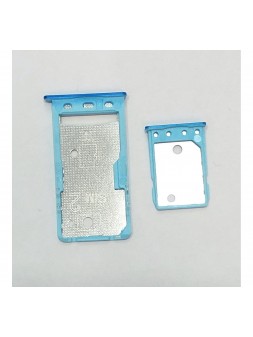 Set soporte o bandeja sim azul para Xiaomi Redmi GO