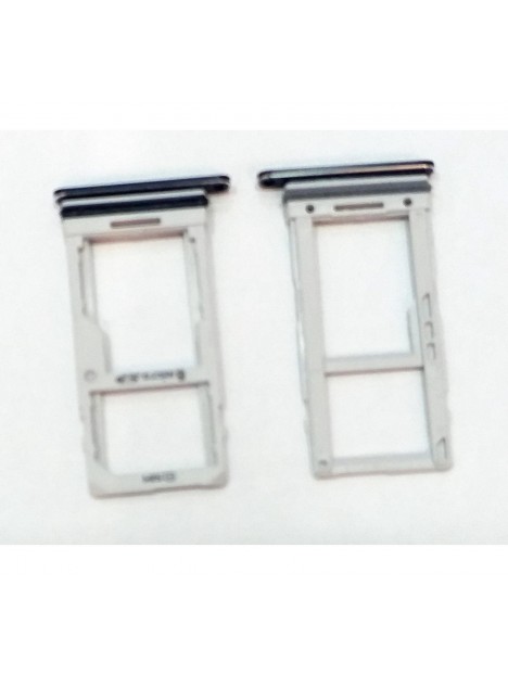 Soporte o bandeja sim negra para LG G7 Fit LMQ850EAW