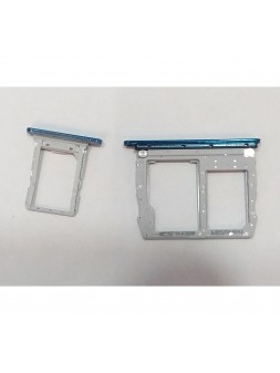 Set soporte o bandeja sim azul para LG k50 Q60 K12 Max K40 X4 2019 K12 Plus