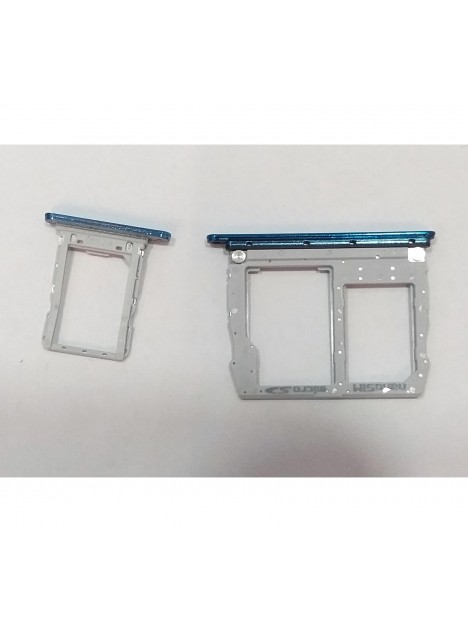 Set soporte o bandeja sim azul para LG k50 Q60 K12 Max K40 X4 2019 K12 Plus