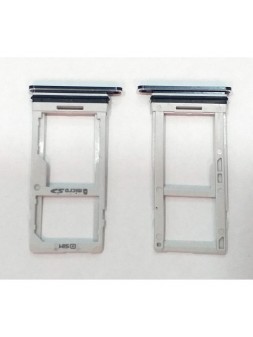 Soporte o bandeja sim negra para LG Q9