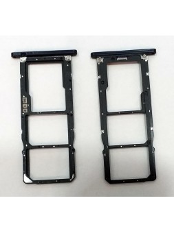 Soporte o bandeja sim negra para Asus Zenfone Max Pro M1 ZB601KL ZB602KL