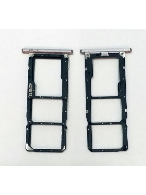 Soporte o bandeja sim gris para Asus Zenfone Max Pro M1 ZB601KL ZB602KL