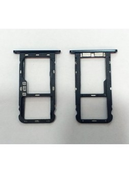 Soporte o bandeja sim negra para Asus Zenfone 5 ZE620KL