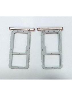 Soporte o bandeja sim dorada para Asus Zenfone Live ZB501KL