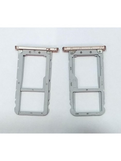 Soporte o bandeja sim dorada para Asus Zenfone Live ZB501KL