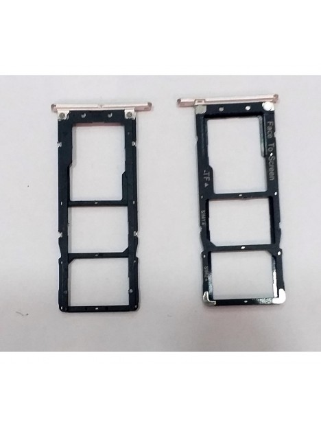 Soporte o bandeja sim dorada para Asus Zenfone 4 Max ZC520KL