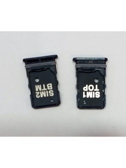 Soporte o bandeja sim negra para Samsung Galaxy A80 A805F SM-A805F