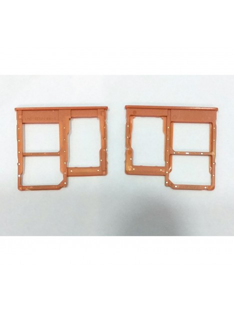 Soporte o bandeja sim dorada para Samsung Galaxy A40 A405 A405FD A405FN SM-A405FD SM-A405FN