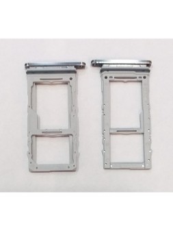 Soporte o bandeja dual sim blanca para Samsung Galaxy Note 10+ Note 10 plus Note10+ note 10plus note10plus SM-N975F