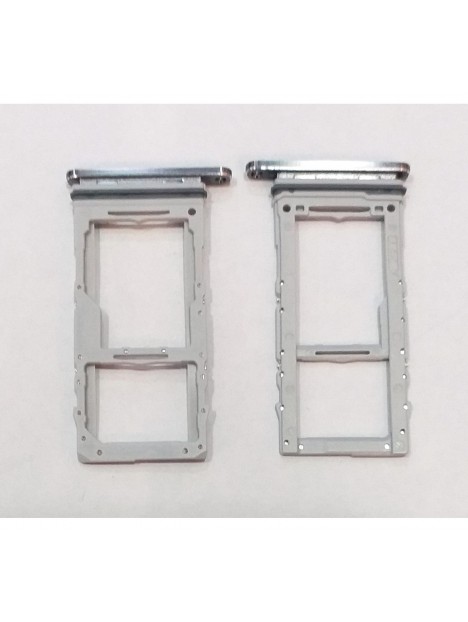 Soporte o bandeja dual sim blanca para Samsung Galaxy Note 10+ Note 10 plus Note10+ note 10plus note10plus SM-N975F