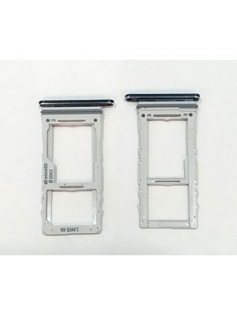 Soporte o bandeja dual sim negro para Samsung Galaxy Note 10+ Note 10 plus Note10+ note 10plus note10plus SM-N975F