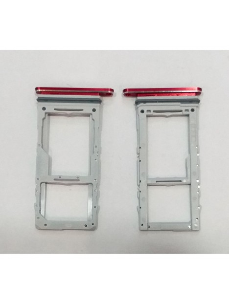 Soporte o bandeja dual sim roja para Samsung Galaxy Note 10+ Note 10 plus Note10+ note 10plus note10plus SM-N975F S