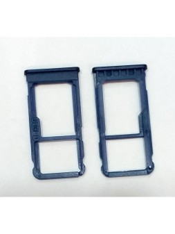 Soporte o bandeja sim azul para Nokia X5 2018 5.1 Plus TA-1109