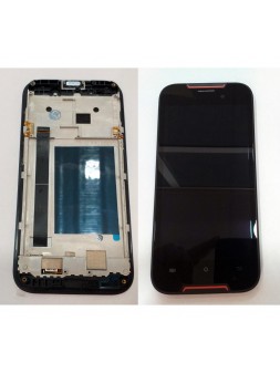 Pantalla lcd para Cubot Quest Lite 2019 mas tactil negro mas marco rojo