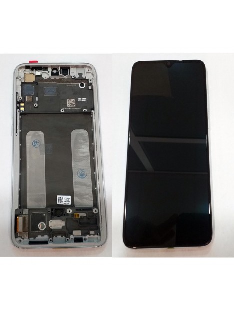 Pantalla lcd para Xiaomi Mi 9 Lite Versión Global CC9 Version China mas tactil negro mas marco plata